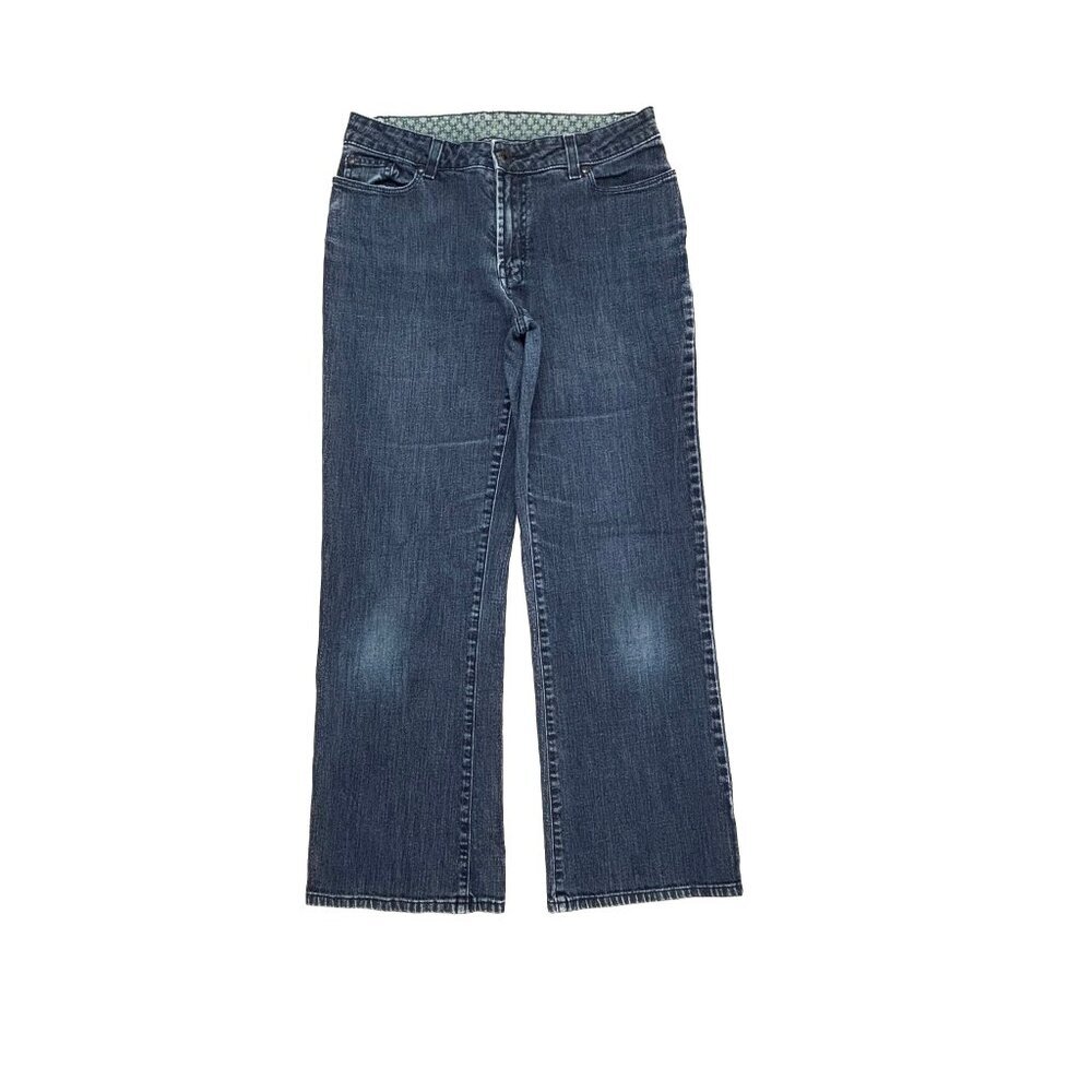 L.L. Bean Straight Fit Women's size 10 Dark Wash Blue‎ Denim Jeans